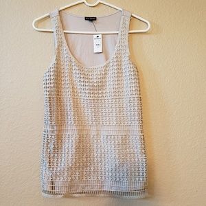 NWT Express Patterned Tank Top Sleeveless Blouse